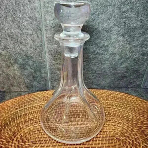 Vintage Cristal D’ Arques 24% Lead Crystal Decanter w/ Stopper